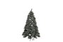 DKD Home Decor Árbol de Navidad Nevado Verde con 150 LEDs
