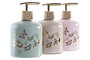 DKD Home Decor Dosificador de Cristal 500ml Mariposa Surtido