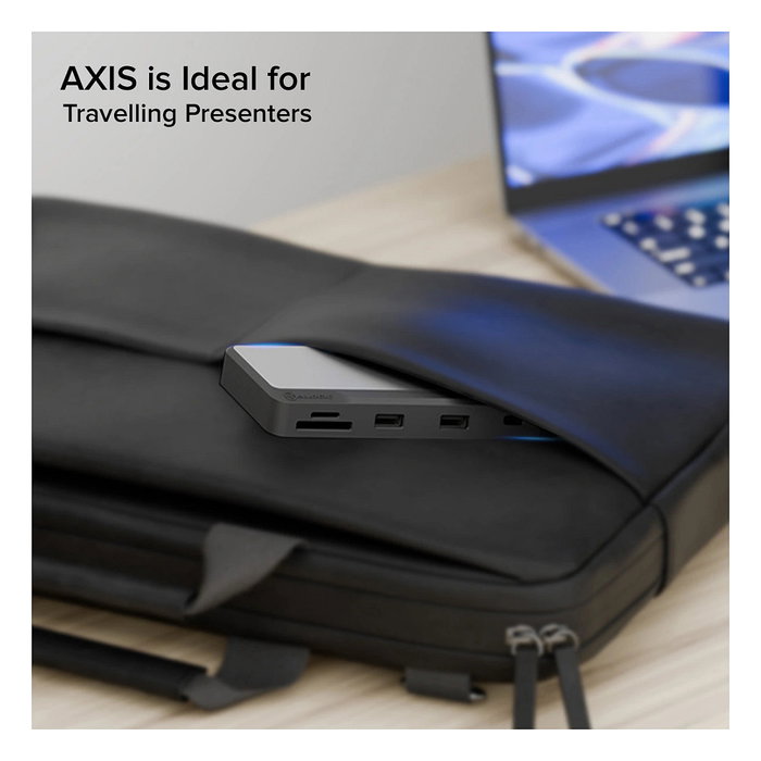 ALOGIC FUPHDDP1 PRO AXIS USB-C 8-IN-1 DUAL DISPLAY DOCK Gris ALOGIC FUPHDDP1 PRO AXIS USB-C 8-IN-1 DUAL DISPLAY DOCK Gris