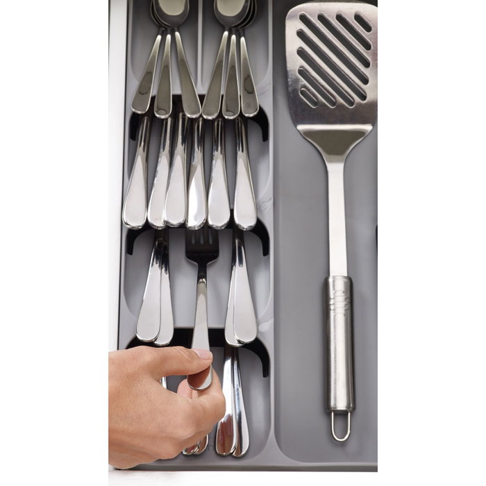 Joseph Joseph DrawerStore Organizador de Cubiertos y Utensilios Gris