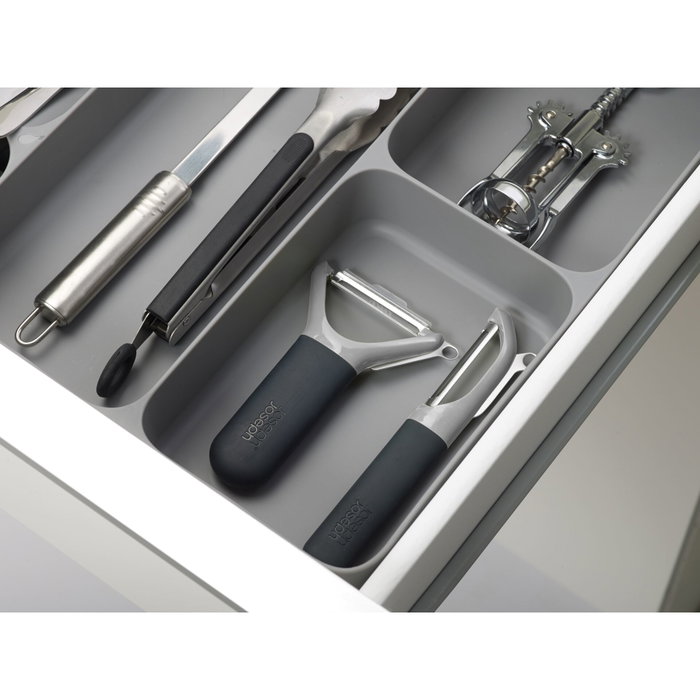 Joseph Joseph DrawerStore Organizador de Cubiertos y Utensilios Gris