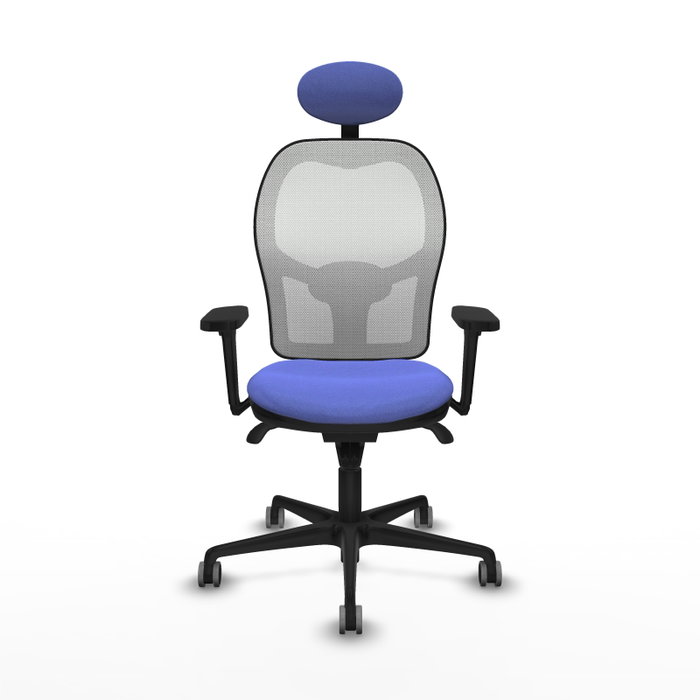PIQUERAS Y CRESPO Silla de oficina Jorquera Azul claro y Blanco