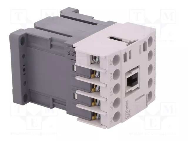 LEGRAND CTX3 MINI Contactor 4-polar 24VDC 20A LEGRAND CTX3 MINI Contactor 4-polar 24VDC 20A
