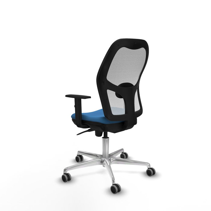 PIQUERAS Y CRESPO Silla de oficina Jorquera con mecanismo sincro, azul claro y blanco PIQUERAS Y CRESPO Silla de oficina Jorquera con mecanismo sincro, azul claro y blanco