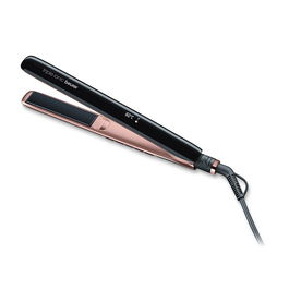 Beurer Plancha de Cabello HS-80 Triple Iónica Placas Titanio Pantalla LCD
