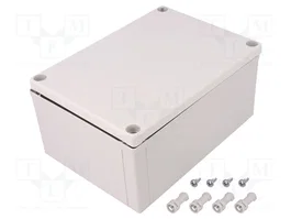 FIBOX MNX Carcasa Universal de Policarbonato Gris 130x180x85mm