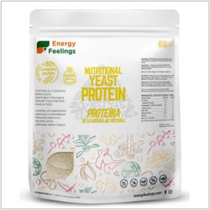 ENERGY FEELINGS Proteína de levadura nutricional con vainilla 504 g ENERGY FEELINGS Proteína de levadura nutricional con vainilla 504 g