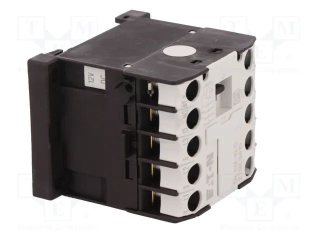 EATON ELECTRIC Contactor DILEM 3-polar 12VDC 8,8A