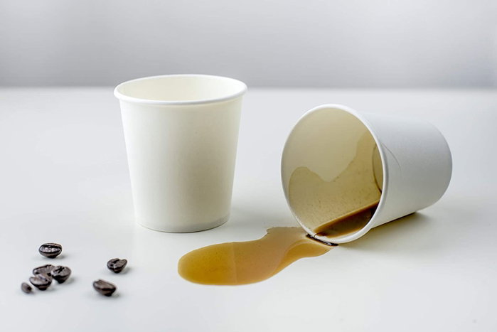 Algon Set de 50 Vasos Blancos de Cartón 80cc