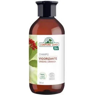 CORPORE SANO Champú Revitalizante Ginseng y Granada BIO 300ml CORPORE SANO Champú Revitalizante Ginseng y Granada BIO 300ml