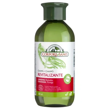 CORPORE SANO Champú Revitalizante Ginseng y Granada BIO 300ml