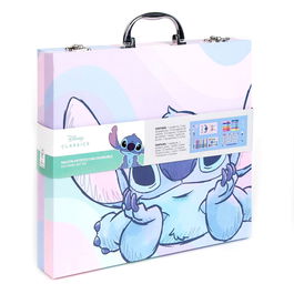 Cerdá Maletín Papelería Coloreable Stitch Disney 30x27x4cm Metal