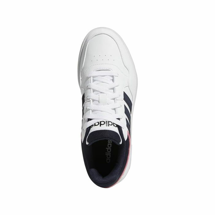 Zapatillas Casual de Mujer Adidas Hoops 3.0 Low Classic Blanco