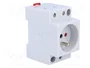 EATON ELECTRIC Enchufe tipo F (Schuko) para raíl DIN