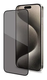 Celly PRIVACYF1080BK Protector de pantalla privacidad para Apple iPhone 16 Plus Negro resistente a rayones y golpes
