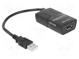 DeLOCK 62588 Aislador USB con 5 kV de aislamiento, USB A a USB A, Negro