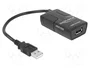 DeLOCK 62588 Aislador USB con 5 kV de aislamiento, USB A a USB A, Negro