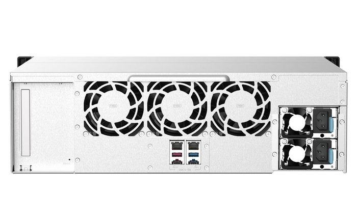 Qnap TS-1673AU-RP Servidor NAS Rack 3U, 16 Bahías Hot-Swap, AMD Ryzen V1500B Quad-Core 2.2 GHz, 16 GB RAM DDR4, 2x2.5GbE, 2x PCIe, Fuente 550W Redundante Qnap TS-1673AU-RP Servidor NAS Rack 3U, 16 Bahías Hot-Swap, AMD Ryzen V1500B Quad-Core 2.2 GHz, 16 GB RAM DDR4, 2x2.5GbE, 2x PCIe, Fuente 550W Redundante