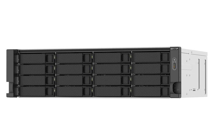 Qnap TS-1673AU-RP Servidor NAS Rack 3U, 16 Bahías Hot-Swap, AMD Ryzen V1500B Quad-Core 2.2 GHz, 16 GB RAM DDR4, 2x2.5GbE, 2x PCIe, Fuente 550W Redundante Qnap TS-1673AU-RP Servidor NAS Rack 3U, 16 Bahías Hot-Swap, AMD Ryzen V1500B Quad-Core 2.2 GHz, 16 GB RAM DDR4, 2x2.5GbE, 2x PCIe, Fuente 550W Redundante