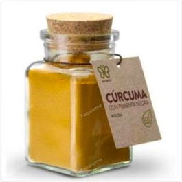 NATURCID Curcuma Y Pimienta Negra Polvo Especia 90Gr Eco