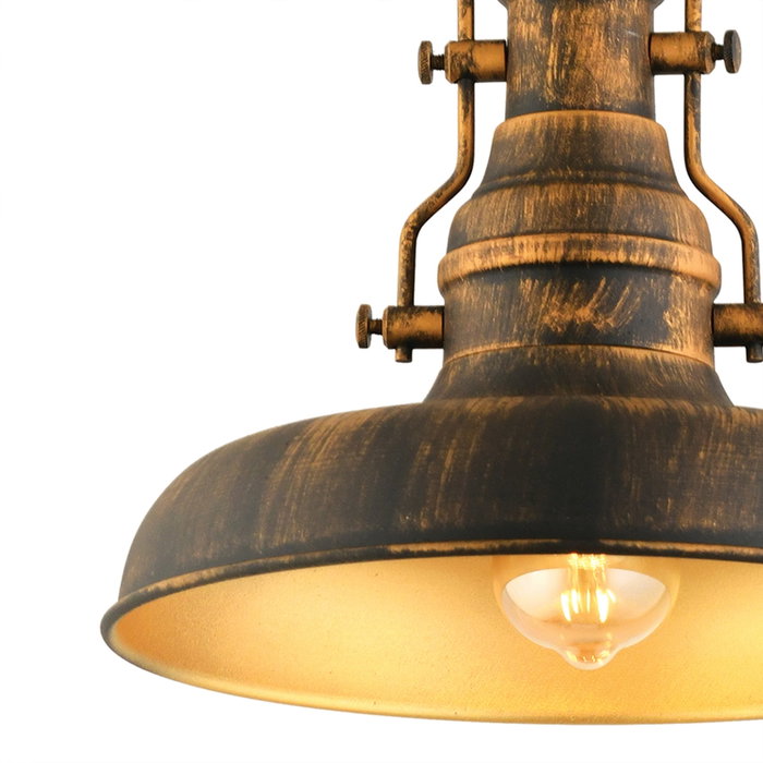 Opviq Lámpara de Araña RT-7 Vintage con Altura Ajustable para Salón o Comedor, Elegante Diseño Metálico