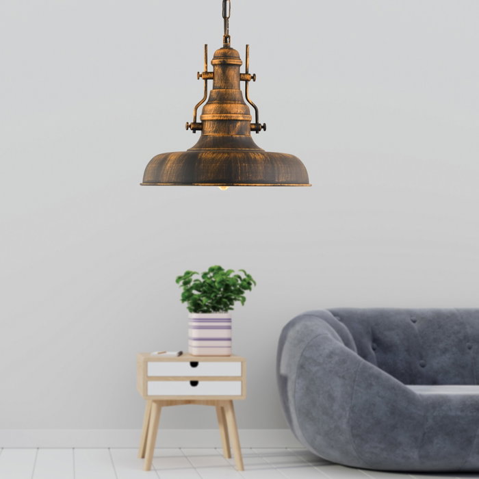 Opviq Lámpara de Araña RT-7 Vintage con Altura Ajustable para Salón o Comedor, Elegante Diseño Metálico
