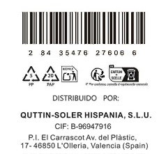Quttin Cuchillo Panero Terra 20 cm (24 Unidades) Quttin Cuchillo Panero Terra 20 cm (24 Unidades)