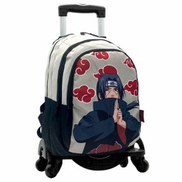 Toybags Mochila Primaria Naruto Itachi Doble Compartimento con Carro Negro