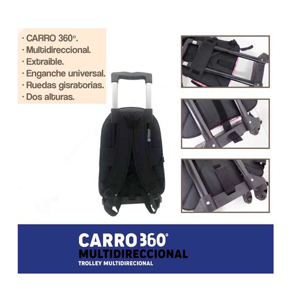 Toybags Mochila Primaria Naruto Itachi T963 Doble Compartimento Adaptable a Carro Negro 44 x 30 x 20 cm