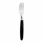 Tramontina Tenedor de mesa Ipanema negro 19,1 cm, 3 unidades
