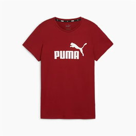 Camiseta de Manga Corta Mujer Puma Rojo