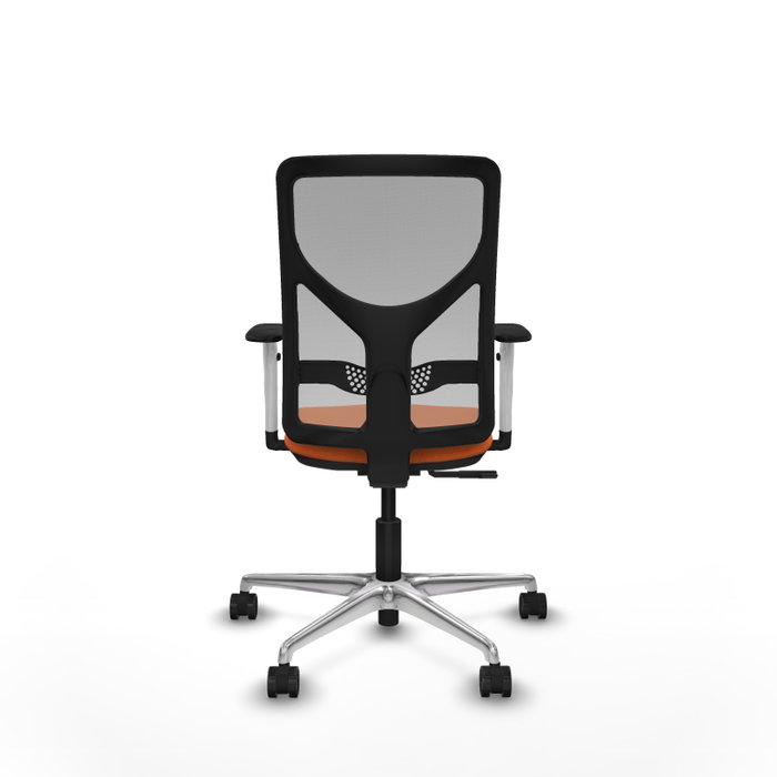 PIQUERAS Y CRESPO Silla de oficina Motilla con mecanismo Sincro, Naranja y Gris PIQUERAS Y CRESPO Silla de oficina Motilla con mecanismo Sincro, Naranja y Gris