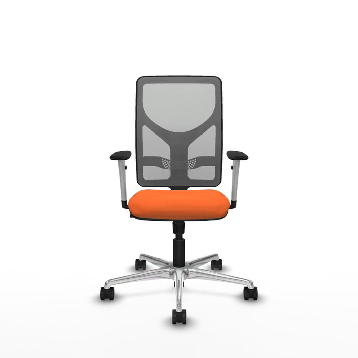 PIQUERAS Y CRESPO Silla de oficina Motilla con mecanismo Sincro, Naranja y Gris PIQUERAS Y CRESPO Silla de oficina Motilla con mecanismo Sincro, Naranja y Gris