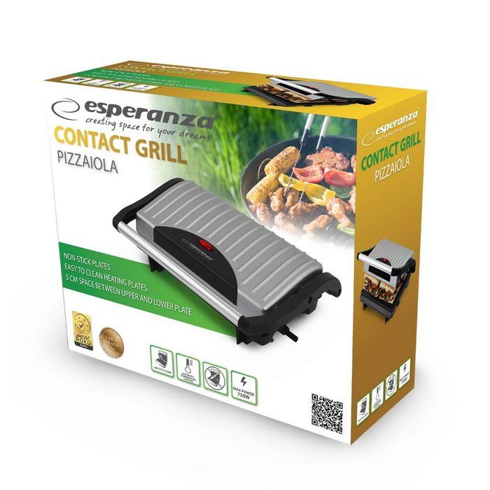Esperanza EKG005 Pizzaiola negro y plata