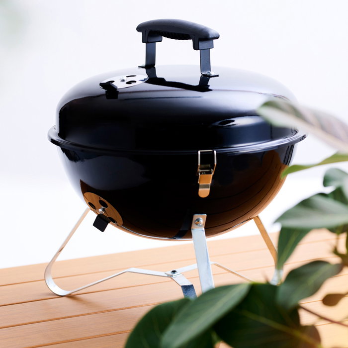 Dangrill Barbacoa Kettle Negra Diámetro 37 cm Metal