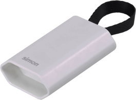 Simon Base móvil 2p+tt Schuko salida frontal 10 A 250 V blanca