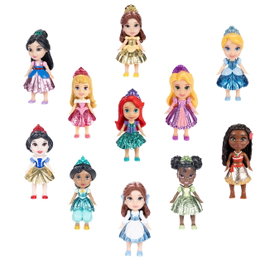 JAKKS PACIFIC Mini Muñecas 7 cm Princesas Disney