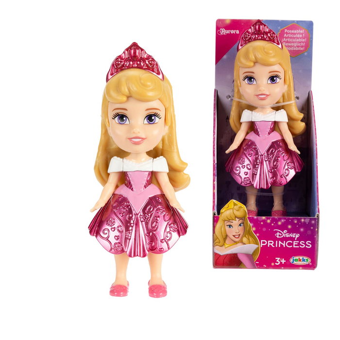 JAKKS PACIFIC Mini Muñecas 7 cm Princesas Disney