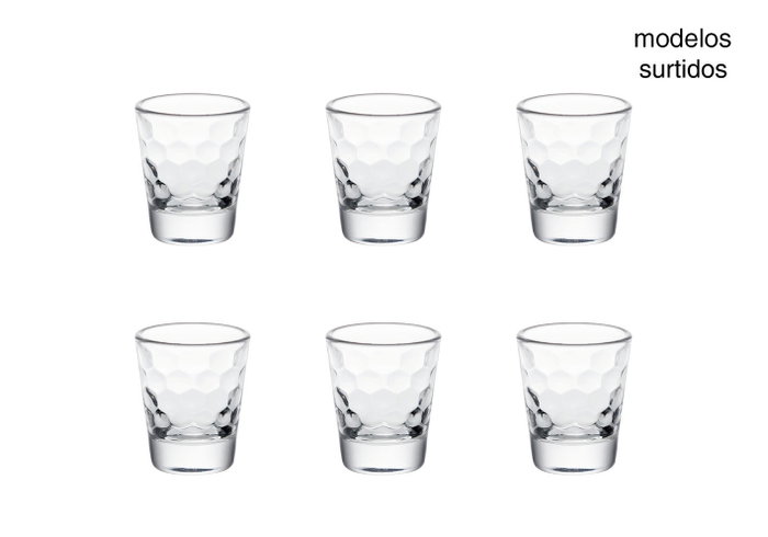 La Mediterranea Set de 6 Chupitos Surtidos Secret 50cc acabado plata (18 cajas) La Mediterranea Set de 6 Chupitos Surtidos Secret 50cc acabado plata (18 cajas)