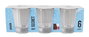 La Mediterranea Set de 6 Chupitos Surtidos Secret 50cc acabado plata (18 cajas)