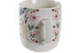 DKD Home Decor Taza Moderna Multicolor Porcelana 8.5 x 10 x 11.5 cm (12 Unidades) Apto Microondas y Lavavajillas