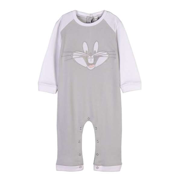 Pelele de Manga Larga para Bebé Looney Tunes Gris 36 Meses