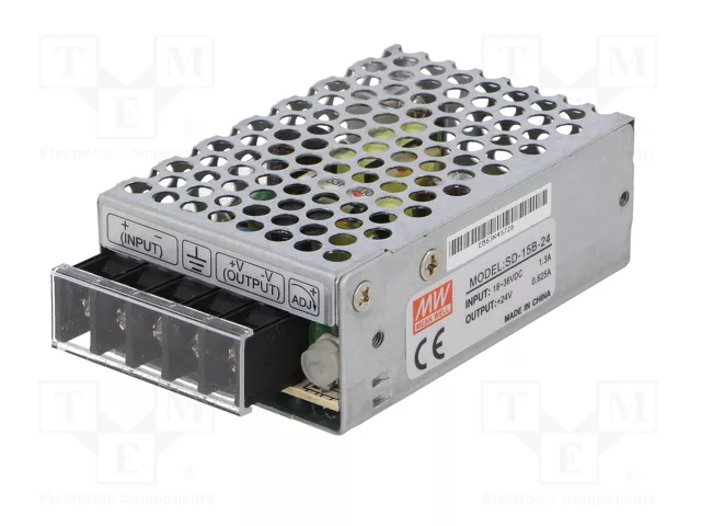 MEAN WELL SD-15B-24 Convertidor DC/DC 15W 24VDC MEAN WELL SD-15B-24 Convertidor DC/DC 15W 24VDC
