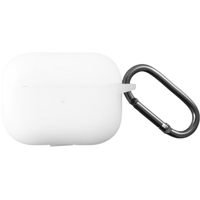 4smarts 541448 Funda para Apple AirPods Pro 2 de Plástico y Silicona, Resistente, en Blanco y Azul Claro (Set de 3)