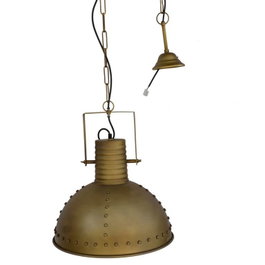 DKD Home Decor Lámpara de Techo Metal Dorado