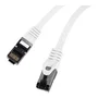 Lanberg Cable de Red Ethernet Cat 8 40G, 5m, Blanco, Blindado FTP, LSZH, Certificado Fluke, Para Redes de Alta Velocidad