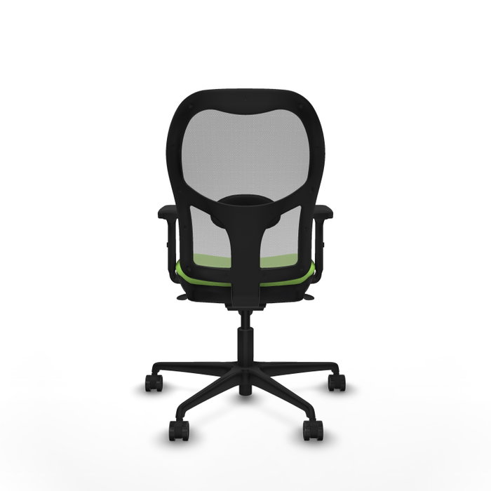 PIQUERAS Y CRESPO Silla de oficina Jorquera con mecanismo sincro, tela pistacho y malla gris PIQUERAS Y CRESPO Silla de oficina Jorquera con mecanismo sincro, tela pistacho y malla gris