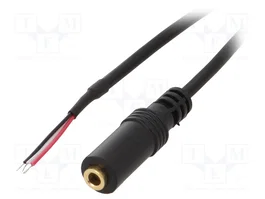4CARMEDIA Cable Jack 3,5mm 3pin con acabado dorado, 0,8m