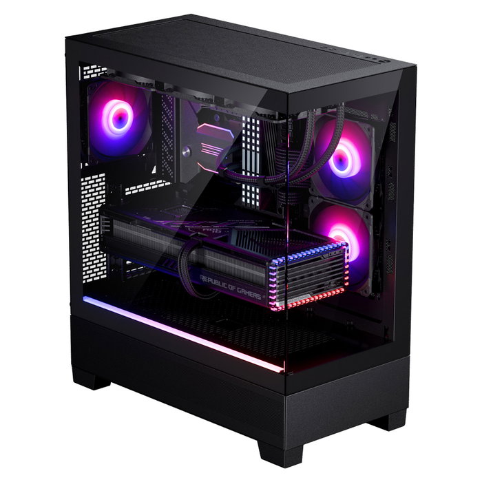 Phanteks XT View Negro con Vidrio Templado Phanteks XT View Negro con Vidrio Templado