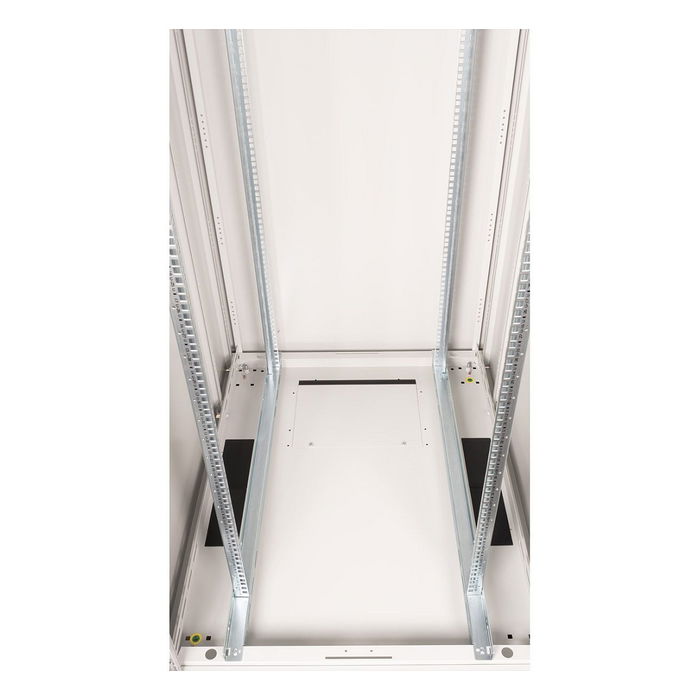 ROLINE 26.21.0044 Rack de 19 Pulgadas, Gabinete de Red 42U, 800x1000 mm (BxT), 600 kg, Puerta de Vidrio Gris